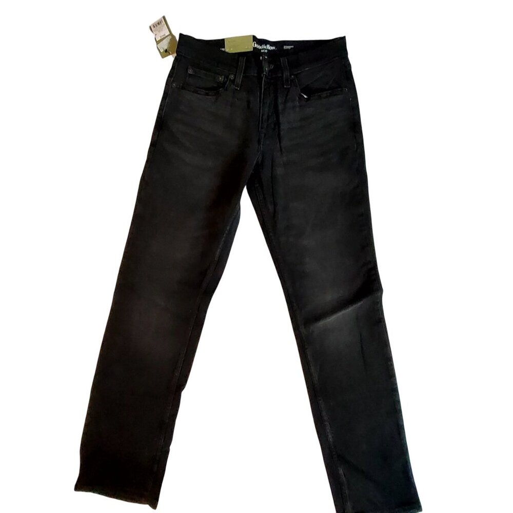 Goodfellow & Co Mens Black Stretch Jeans 30x32 Cotton Elastane Blend StraightFit